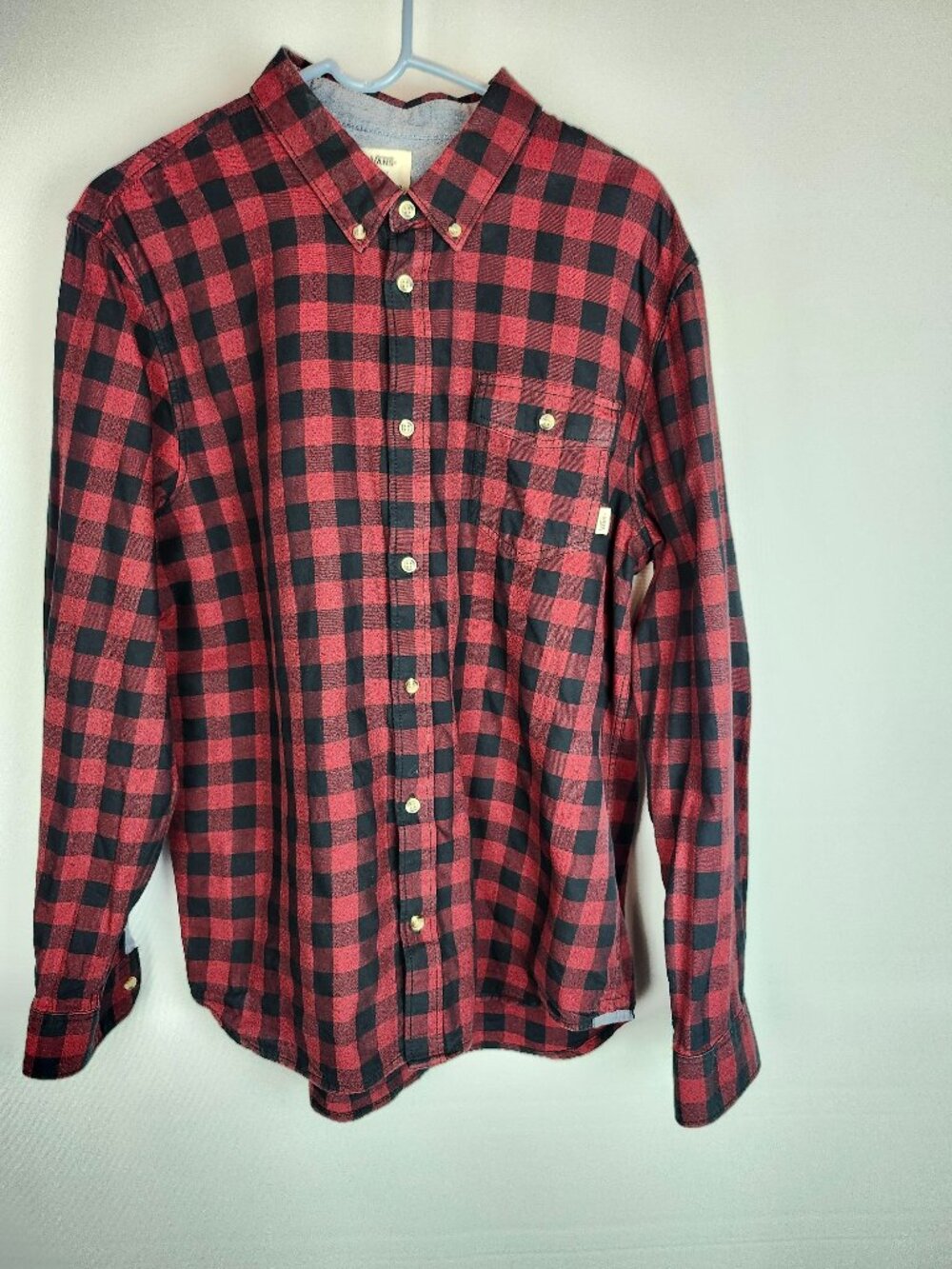 Vans Off the Wall Long Sleeve Men's Shirt Size L